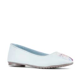 Disney by Bata Kids Blue Flat Ballets-image-52