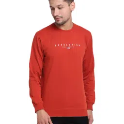 Cantabil Rust Round Neck Sweatshirt-image-7