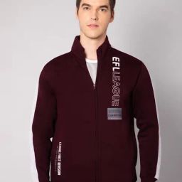 Cantabil Wine Regular Fit Printed Sweatshirt-image-27
