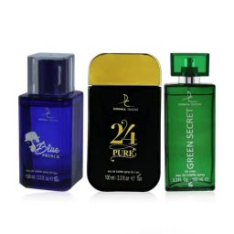Dorall Collection Blue Prince, 24 Pure & Green Secret EDT - Pack of 3-22