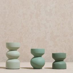Westside Home Green Tealight Candle Holder (Set of 3)-image-20