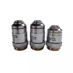 MAURYA SCIENTIFIC Bress Objective Lens for Microscope (Pack of 3)-36