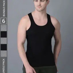 Dollar Bigboss Multicolored Cotton Regular Fit Vest - Pack Of 6-image-76