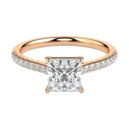 Fiona Diamonds Lab Grown Diamond 14k (585) Rose Gold Ring for Women-picture-30