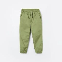 FAME FOREVER Boys Green Joggers-image-1