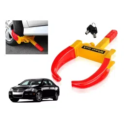 Auto Pearl Claw Type Anti Theft Wheel Clamp Lock for Volkswagen Jetta 1.4 TSI Trendline 2011-2013-image-64
