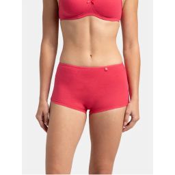Jockey SS04 Women High Coverage Super Combed Cotton Elastane Boy Leg - Ruby-picture-38