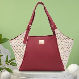Caprese PU Maroon Women Handbag-image-30