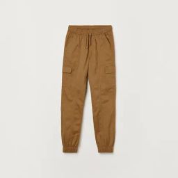 FAME FOREVER Boys Khaki Joggers-image-81