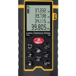 MCP 4 Line/9 Key/197 ft./2362 inch LCD Laser Distance Meter (Black) image 1
