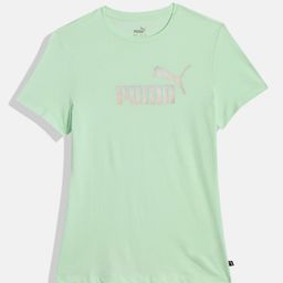 Puma Girls Brand Logo Print Summer Daze Youth Knitted Pure Cotton T-shirt-image-42