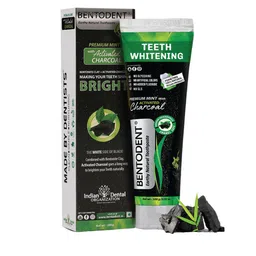 BENTODENT Set Of 2 Charcoal Natural Teeth Whitening Toothpaste- 100 g Each-24