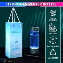 amiciSmart Hydrogen Infusing Glass Water Bottle Enhances Hydration with Elevated PPB Levels and Reduced ORP for Superior Wellness, 1xHYDRO-BOTTLE-ADV image 2