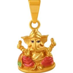 P.C. Chandra Jewellers 22KT Yellow Gold With Lord Ganesha Pendant (Without Chain) for Women & Girls-picture-40