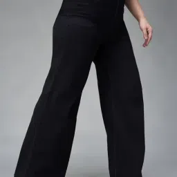 Miss Chase A+ Black Flare Fit Jeans-image-89