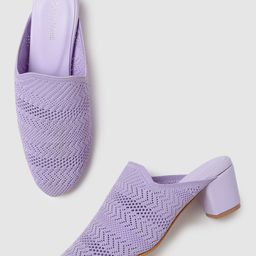 Marc Loire Woven Design Mules Block Heels-image-99