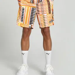Puma FanwearCapsule Multicolored Regular Fit Printed Sports Shorts-image-84