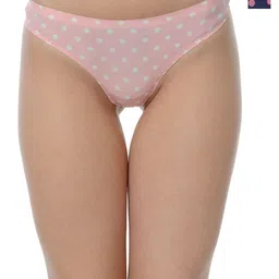 Da Intimo Pack Of 2 Printed Low-Rise Thong Briefs DIU-0102_PNK_PPL-image-65