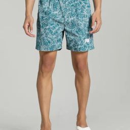 Puma Light Blue Printed Boxers-image-25