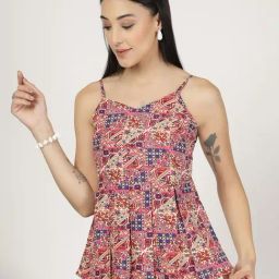 Style Quotient Multi Color Polyester Printed Boho Top-picture-38