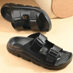 Hoversole Men's ZENITH Black Casual Archloc Sandals-picture-38