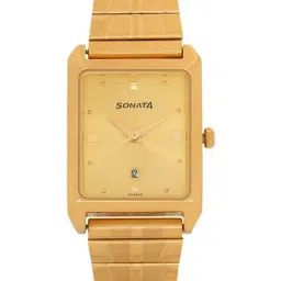 Sonata NS7007YM02 Analog Watch for Men-image-1