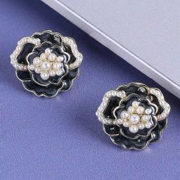 Sohi Gold Plated Pearls Casual Stud Earrings-image-81