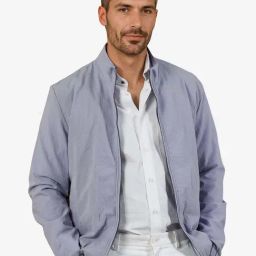 Rare Rabbit Purple Regular Fit Solid Jacket-17