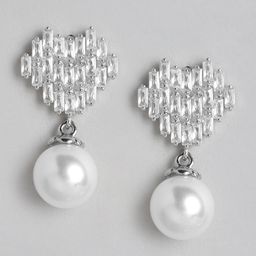 DressBerry Heart Shaped Drop Earrings-51