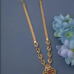 Princy Enterprise Gold-Plated Brass Necklace-picture-24