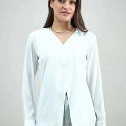 Powersutra White Regular Fit Top-picture-13