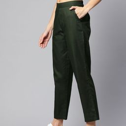 Popnetic Pure Cotton Peg Trousers-image-92