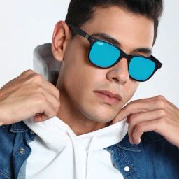 Resist Eyewear Aqua Blue Wayfarer UV Protection Unisex Sunglasses-image-72