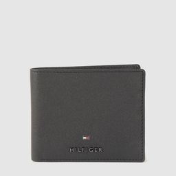 Tommy Hilfiger Men Black Textured Leather Two Fold Wallet-image-13