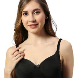 Smarty Pants Black Full Coverage T-Shirt Bra-picture-15