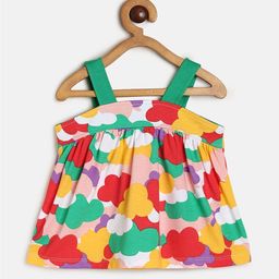 MINI KLUB Girls Abstract Printed Blouson Cotton Top-picture-13