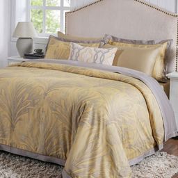 MASPAR Gold-Toned Ethnic Motifs Cotton 8 Piece Double King Regular Bedding Set-image-76