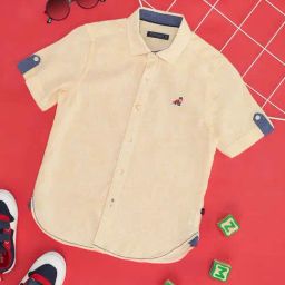 Pantaloons Junior Primrose Yellow Linen Printed Shirt-image-19