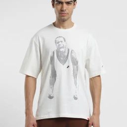 Reebok White Cotton Regular Fit Printed Sports T-Shirt-image-22