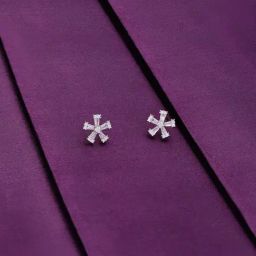 Kai Jewel Sterling Silver Minimalistic Starry Spectacle Floral Earrings for Women-image-59