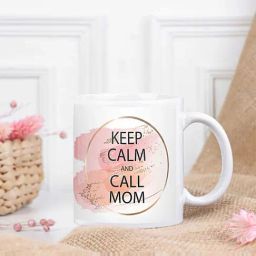 FNP White & Pink Ceramic Love You Mug For Mom (325ml)-32