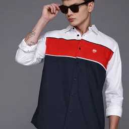 Ducati Colourblocked Pure Cotton Casual Shirt-picture-39