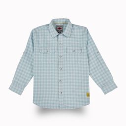 Gini and Jony Boys Comfort Gingham Checks Opaque Checked Casual Shirt-picture-5