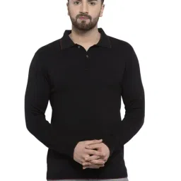 Kalt Men Full Sleeves Polo Collar Cotton T-Shirt-picture-11