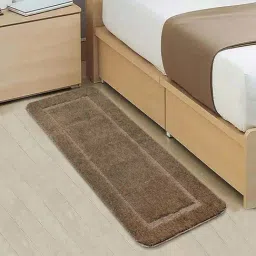 Saral Home Beige Microfibre Runner Pack of 1 40x120 cm-picture-27