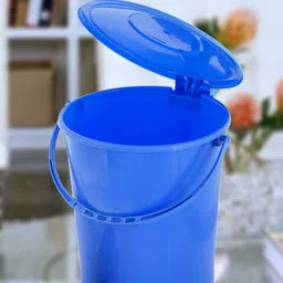 Kuber Industries 2-Pcs Red & Blue Pedal Dustbins With Handle - 10 L Each-41