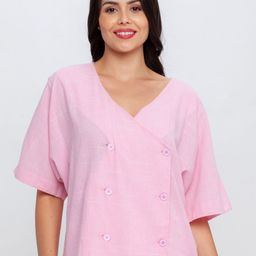 Zink London Pink Embellished Top-image-52