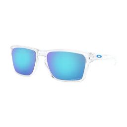 Oakley Blue UV Protection Rectangular Sunglasses for Men-picture-32