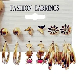 Brijsun Circular Studs Earrings-image-55