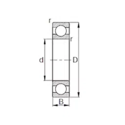 KOYO Deep Groove Ball Bearing, Inner Dia 38 mm, Outer Dia 83 mm, Width 19 mm, RLS12-picture-40